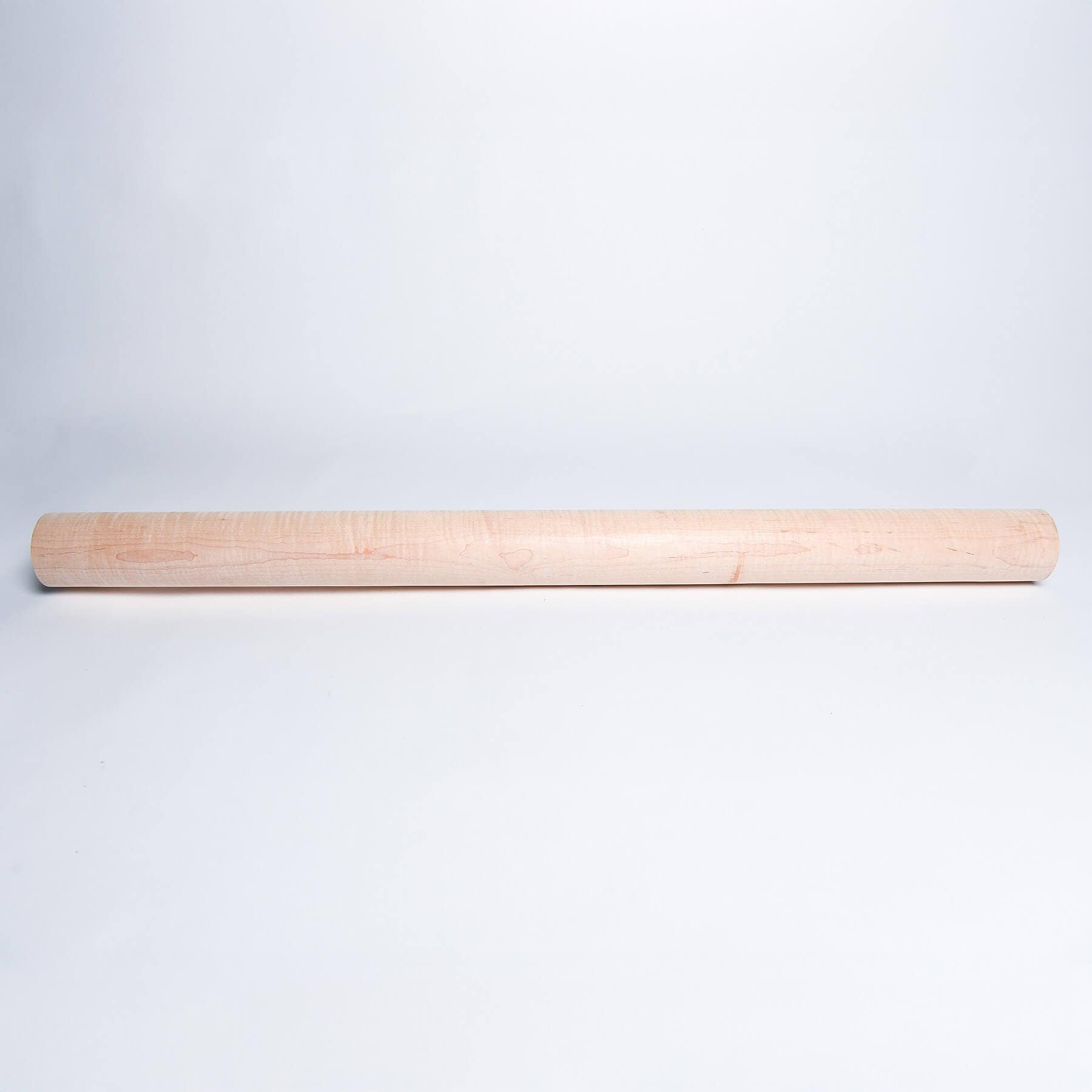 Horizontal view of a Curly Maple Wood Billet from Great Lakes Billets