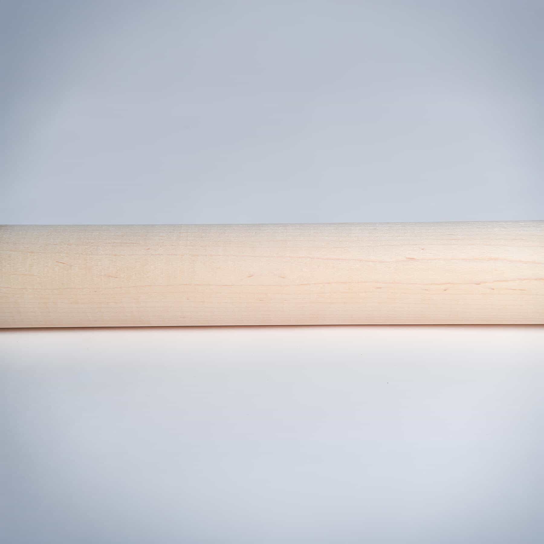 Close up view of a Dense Maple Wood Bat Blank from Great Lakes Billets