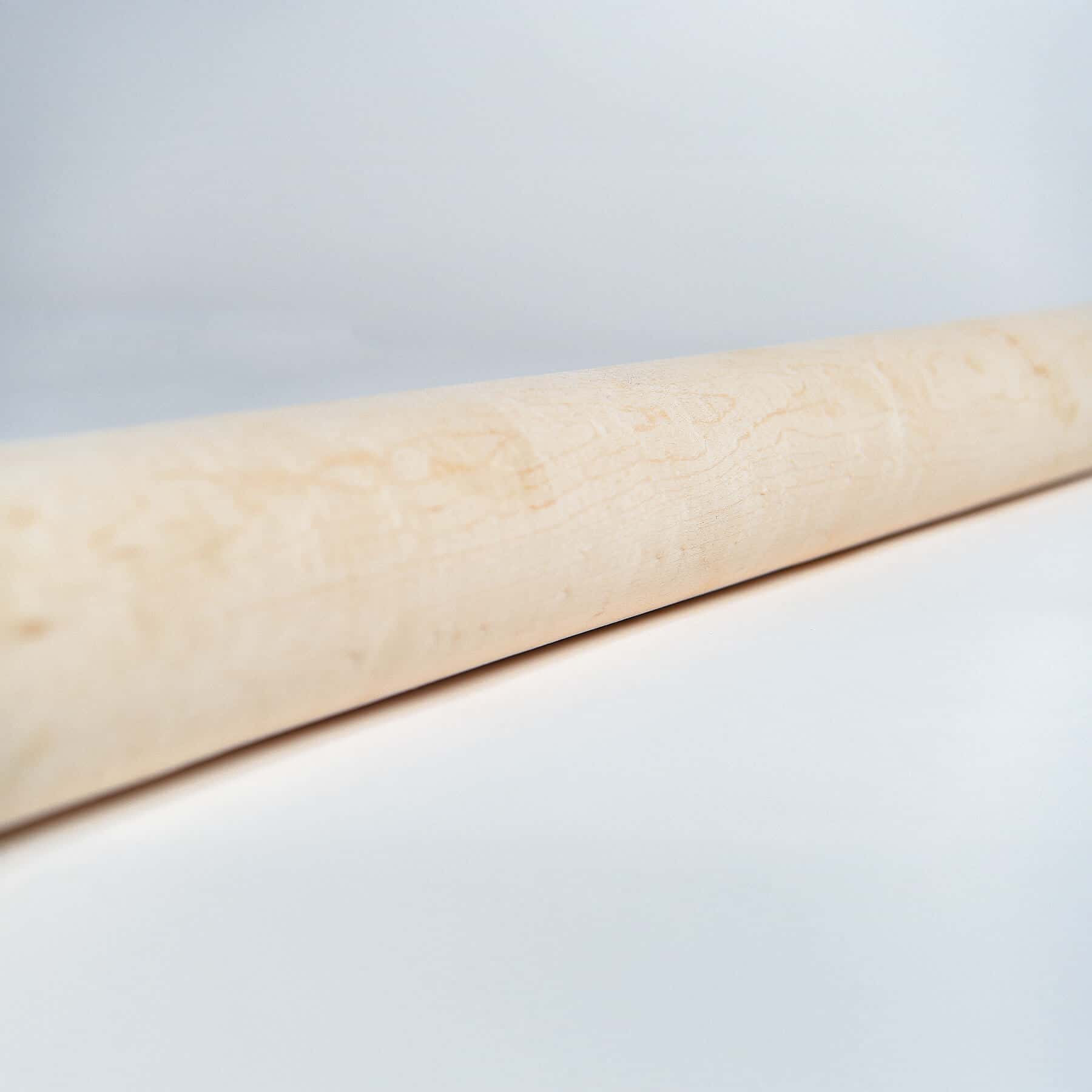Up close diagonal view of a Birdseye Maple Billet from Great Lakes Billets
