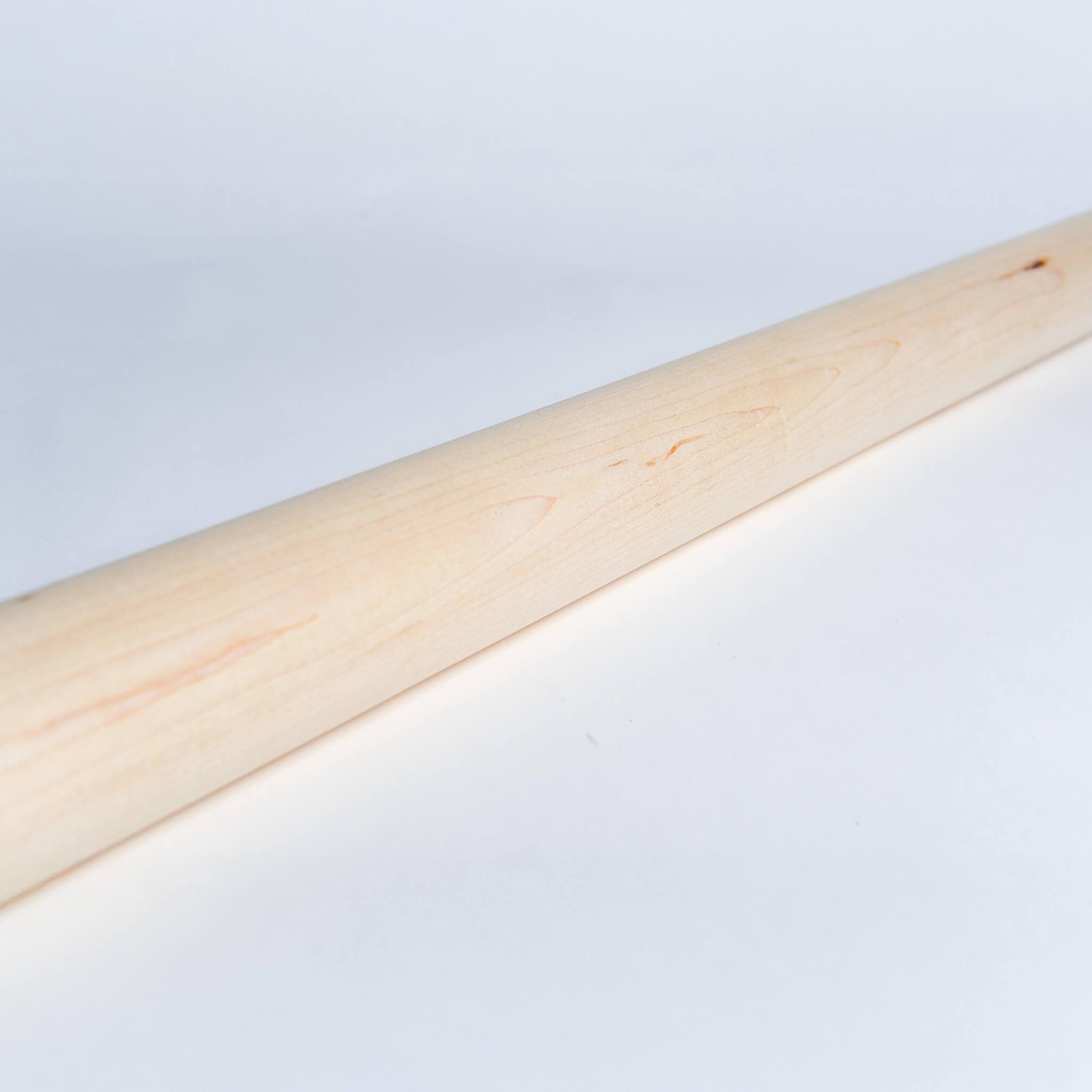 Close up view of a Value Maple Bat Blank from Great Lakes Billets